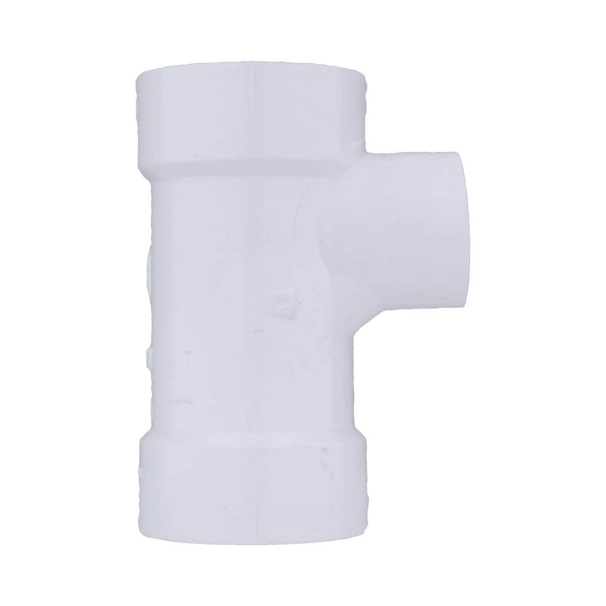 PVC-00416-0800 3" x 3" x 3" x 2" PVC DWV Sanitary Tee with Left Side Inlet - All H