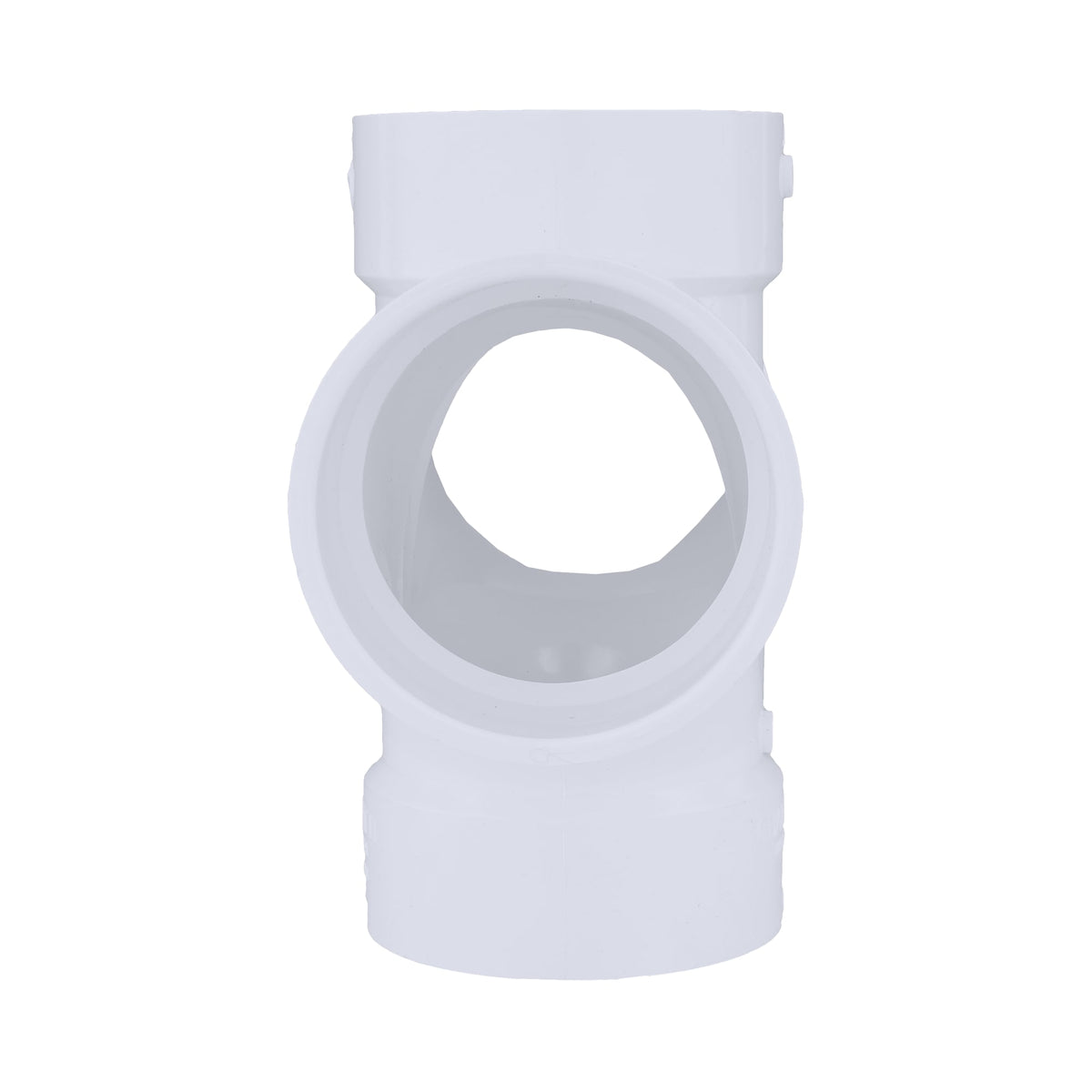 PVC-00428-1200 4" PVC DWV Double Sanitary Tee - All H
