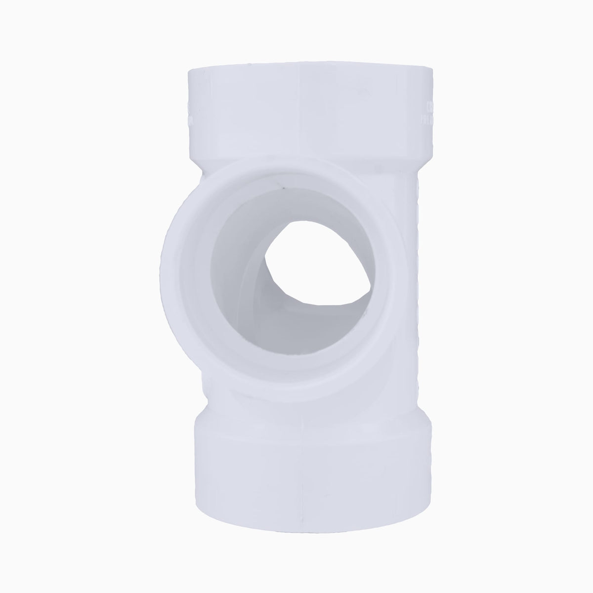 PVC-00429-0600 2" x 2" x 1-1/2" x 1-1/2" PVC DWV Double Sanitary Tee - All H