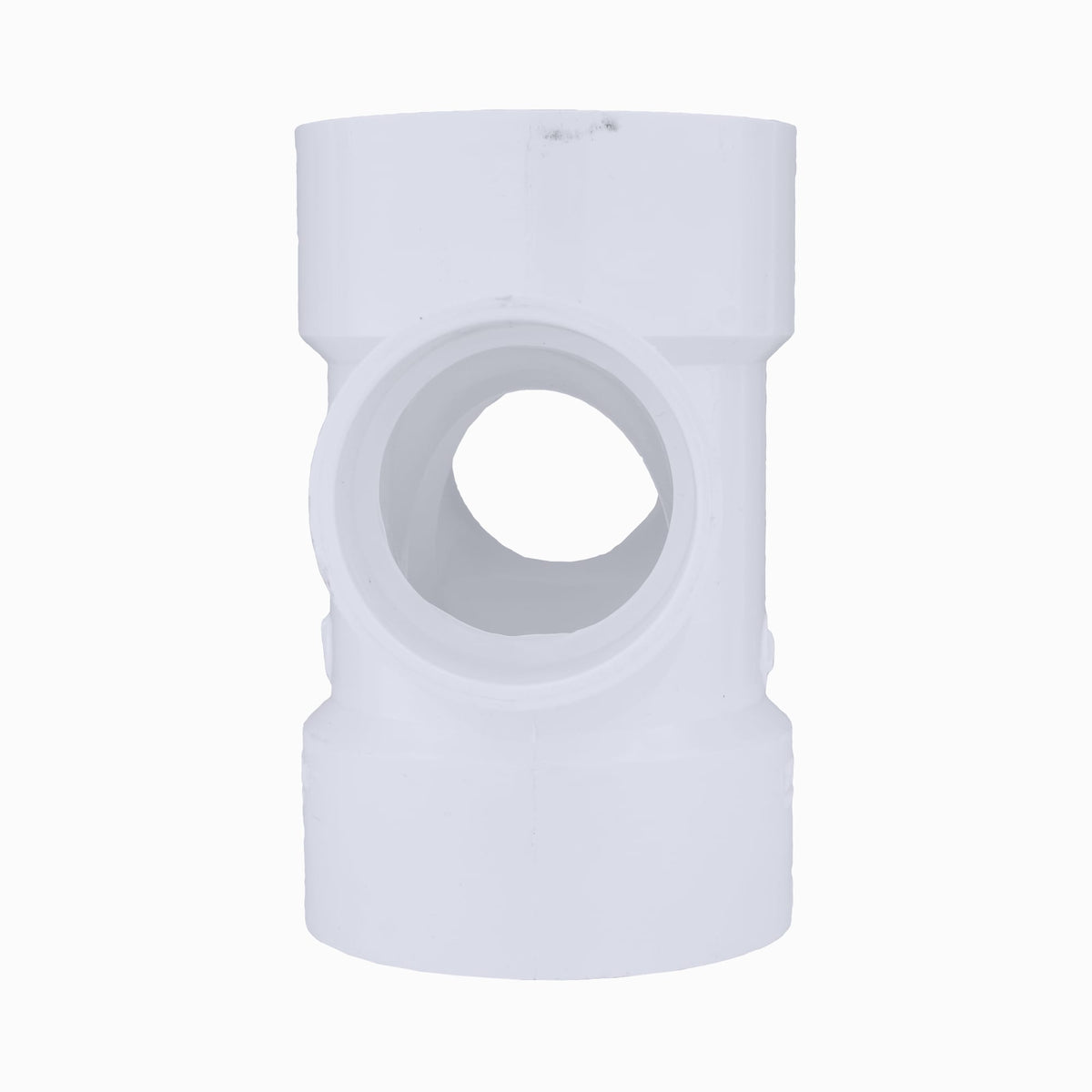 PVC-00429-1200 3" x 3" x 2" x 2" PVC DWV Double Sanitary Tee - All H
