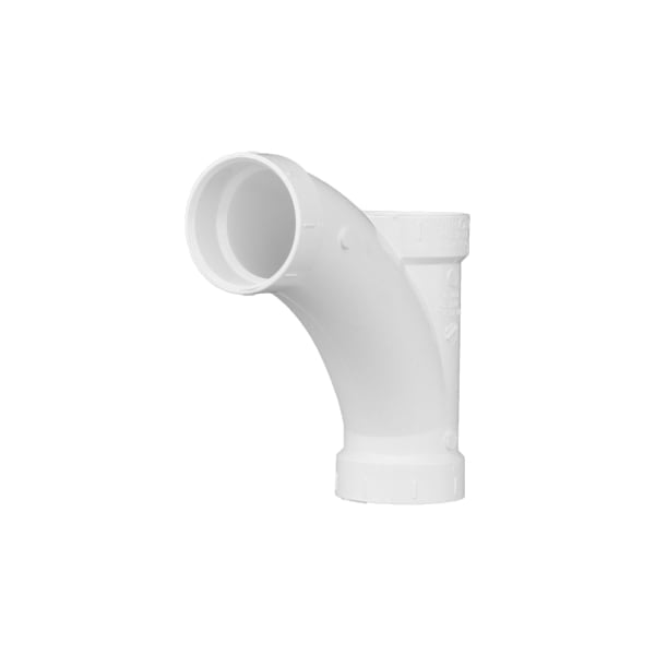PVC-00501-0800 2" PVC DWV Combination Tee Wye - All H