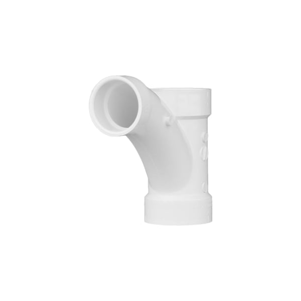 PVC-00502-1200 3" x 3" x 1-1/2" PVC DWV Combination Tee Wye - All H