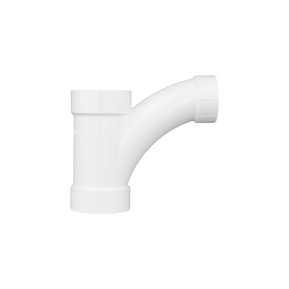 PVC-00502-1800 4" x 4" x 3" PVC DWV Combination Tee Wye - All H