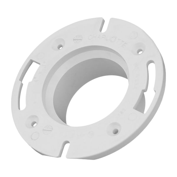 PVC-00800-0600 4" x 3" PVC DWV Closet Flange - Closet x H