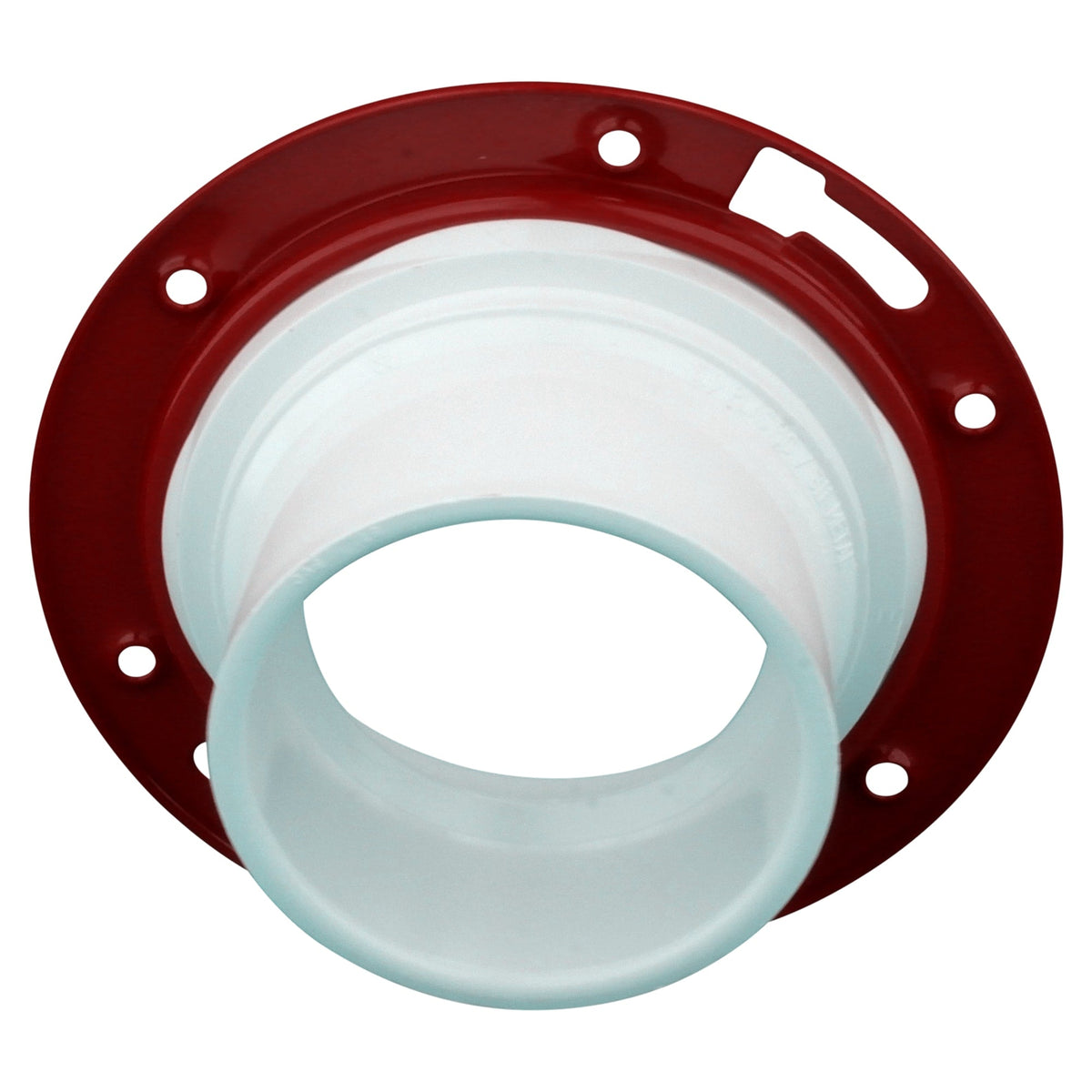 PVC-00811-0600 4" x 3" PVC DWV Closet Flange with Metal Ring - Closet x H