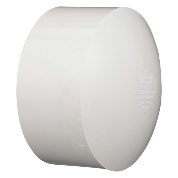 PVC-02116-2200 6" PVC SCH40 Cap - Socket