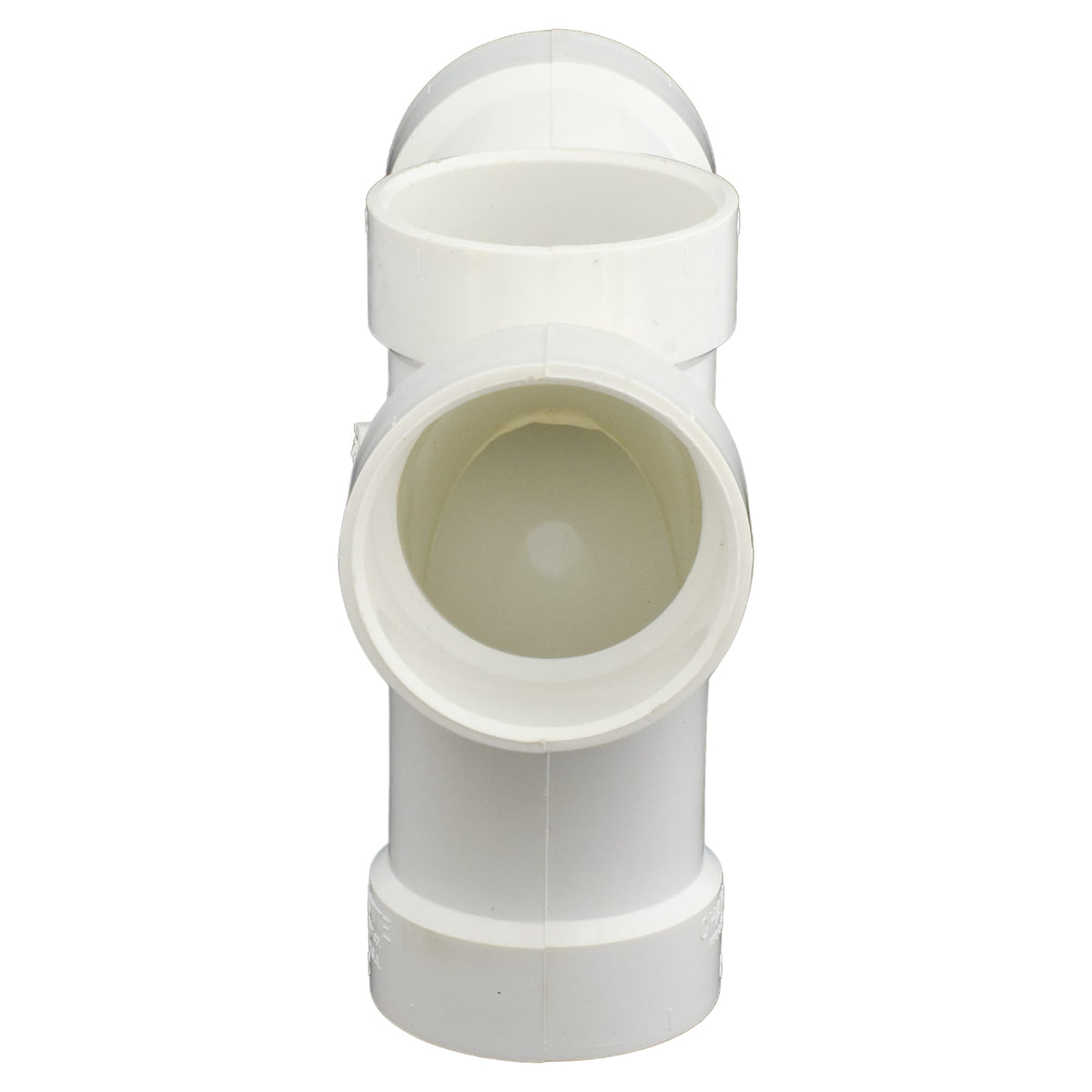 PVC-00500-0600 2" PVC DWV Double Fixture Fitting - All H