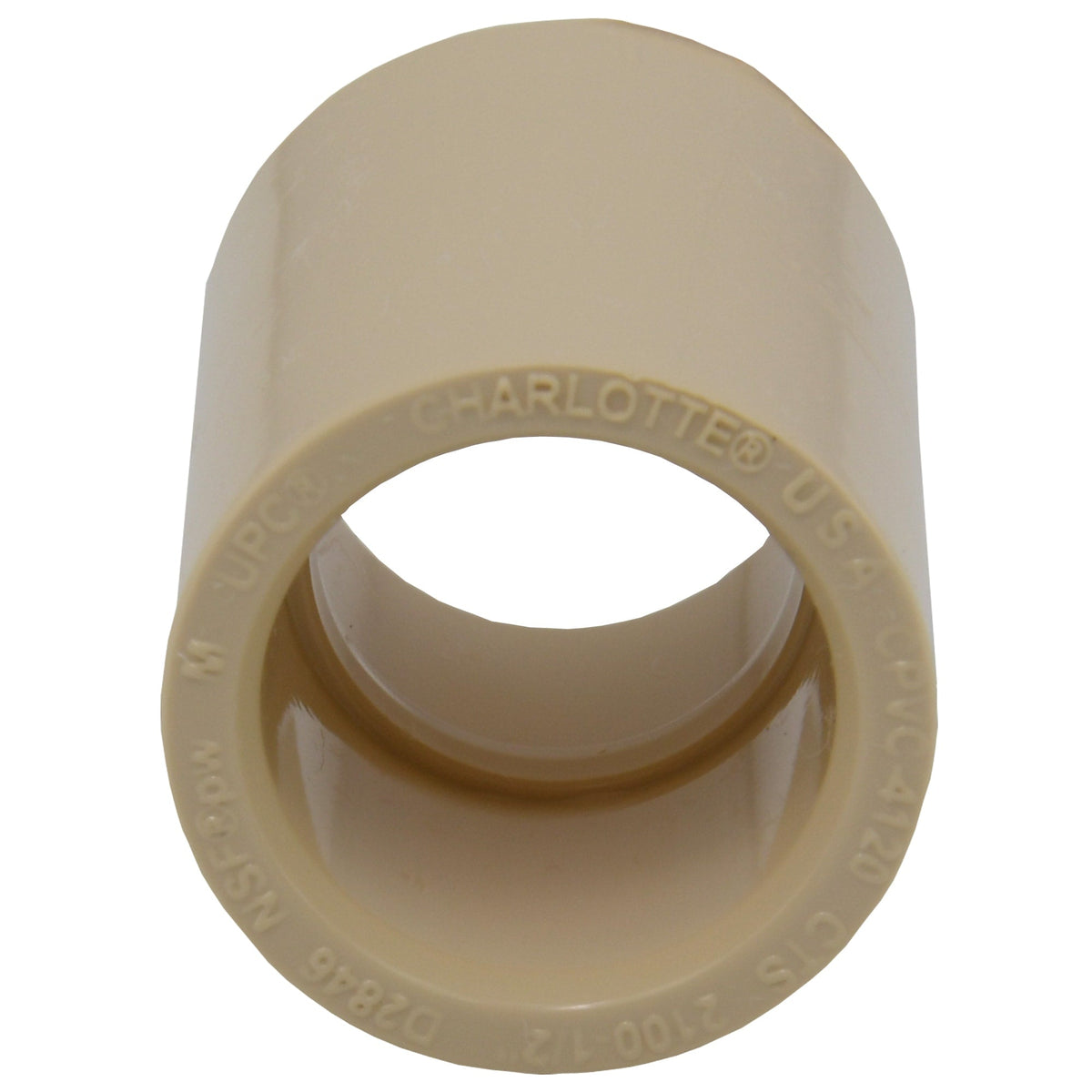 CTS-02100-0600 1/2" - CPVC Coupling - Slip x Slip