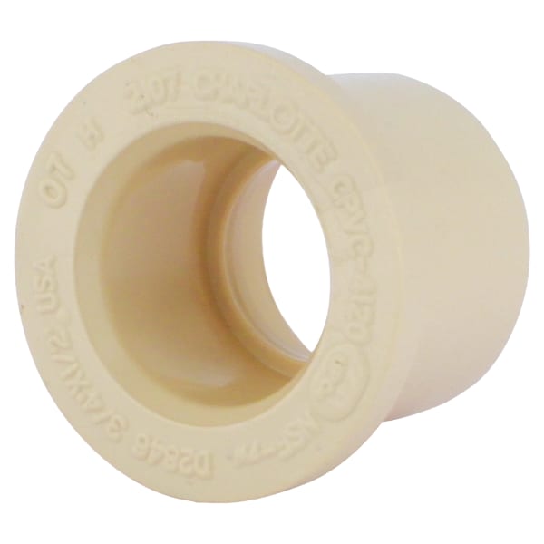 CTS-02107-0600 3/4" x 1/2" - CPVC Bushing - Slip x Slip