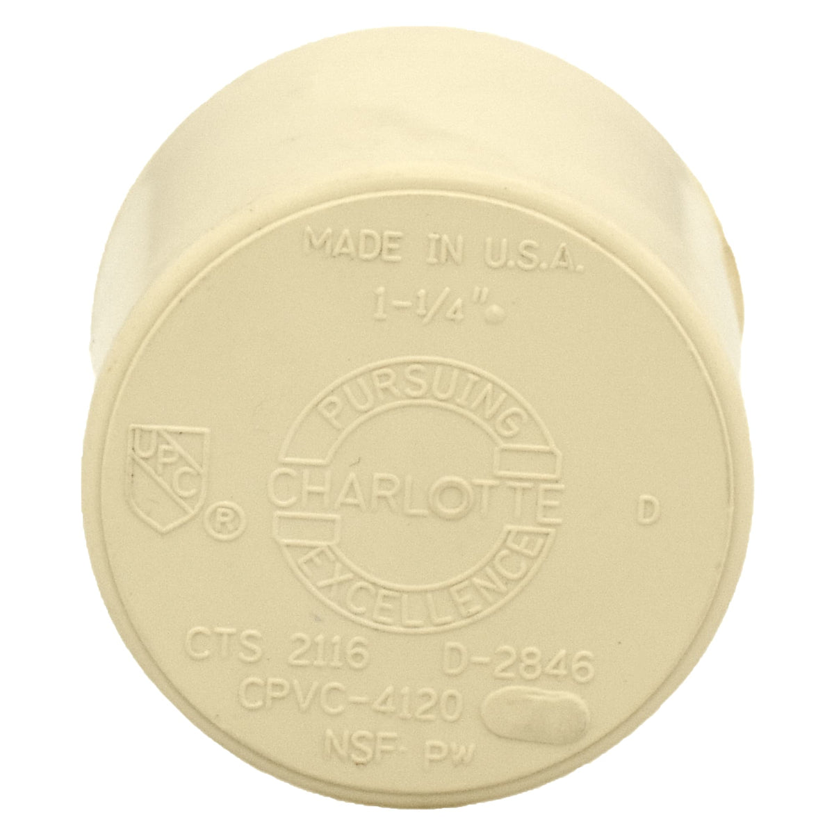 CTS-02116-1200 1-1/4" - CPVC Cap - Slip