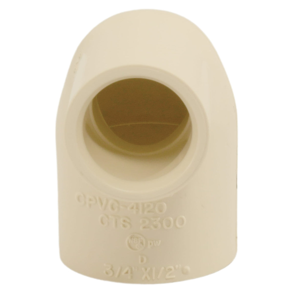 CTS-02300-1800 3/4" x 1/2" - CPVC Elbow - 90° - Slip x Slip
