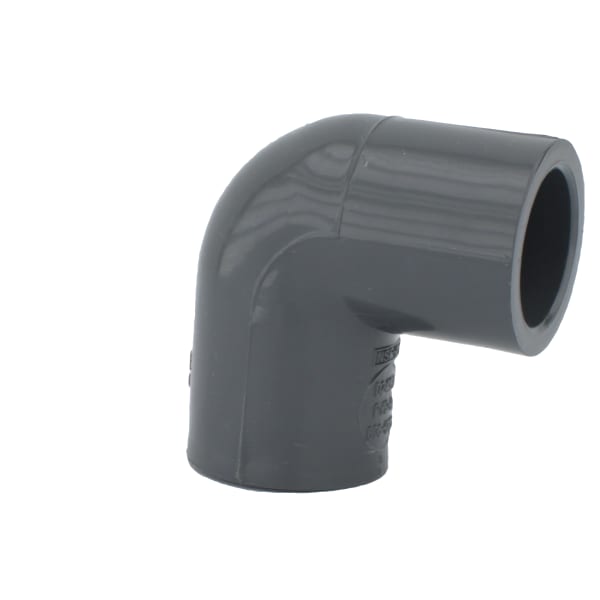 PVC-08300-1000 1/2" PVC SCH80 90° Elbow - Socket x Socket