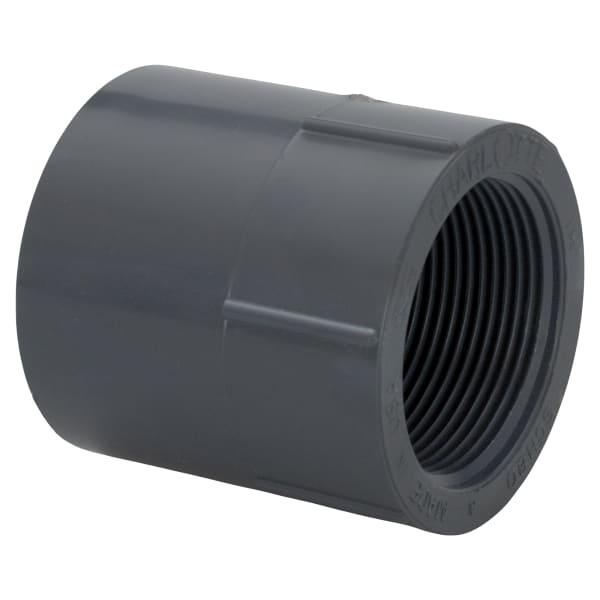 PVC-08101-1800 1-1/2" PVC SCH80 Female Adapter - Socket x FPT