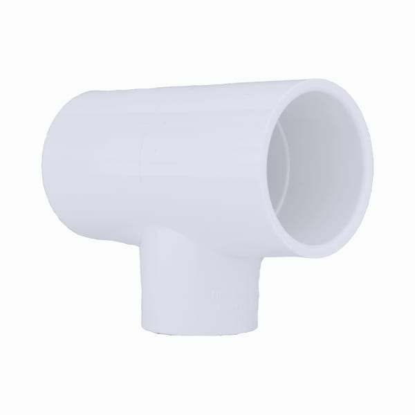 PVC-02400-5850 1-1/2" x 1-1/2" x 1" PVC SCH40 Tee - All Socket