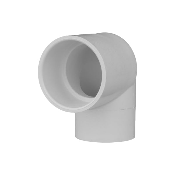 PVC-02304-1400 2" PVC SCH40 90° Street Elbow - Socket x Spigot