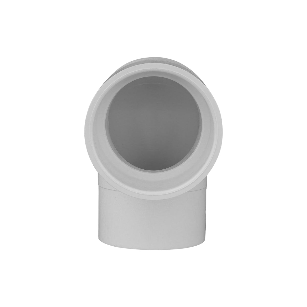 PVC-02304-1400 2" PVC SCH40 90° Street Elbow - Socket x Spigot