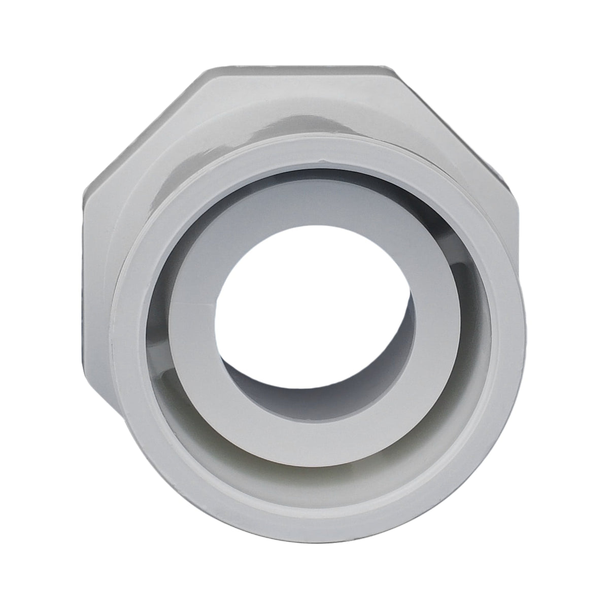 PVC-02107-1100 1-1/2" x 3/4" PVC SCH40 Bushing - Spigot x Socket