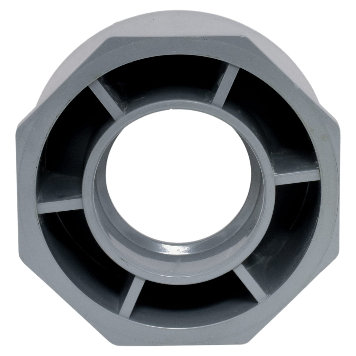 AW-00107-0420C 4" x 2" Bushing Spigot x Hub CPVC Chemical Drainage Fitting