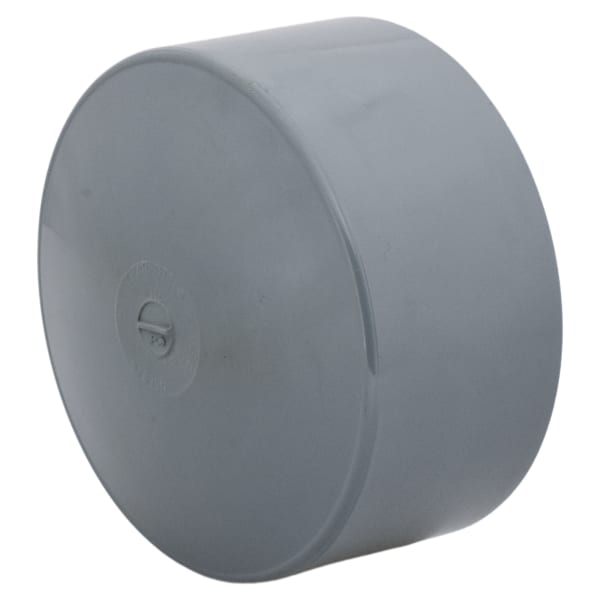 AW-00116-0040C 4" Cap Socket CPVC Chemical Drainage Fitting