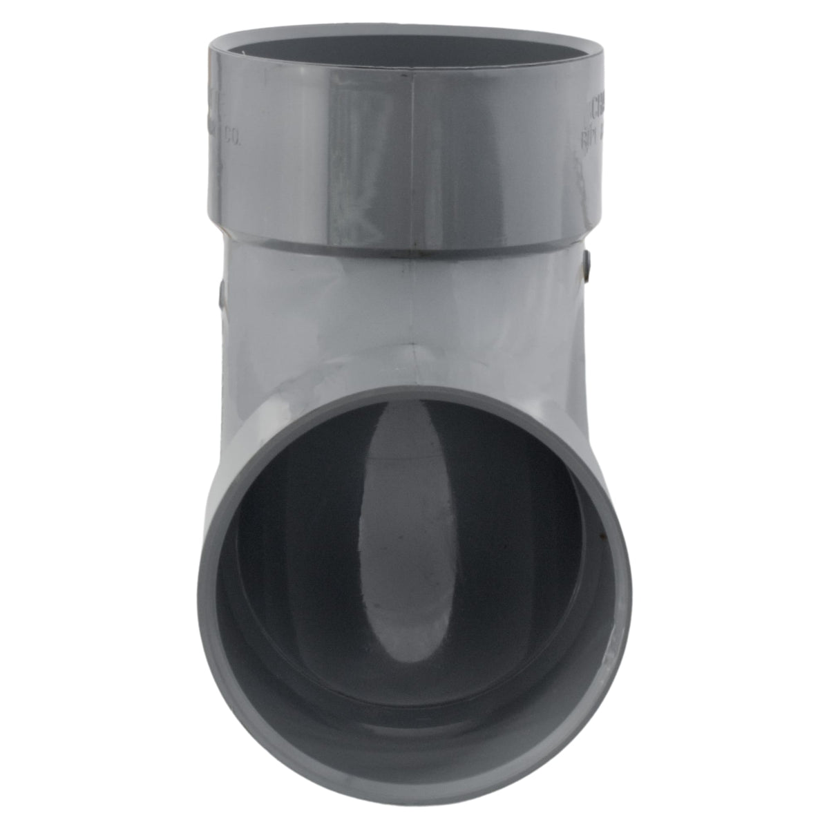 AW-00300-0060C 6" 90 Deg Elbow Hub x Hub CPVC Chemical Drainage Fitting