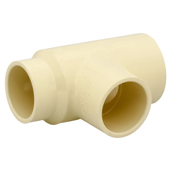 CTS-02400-2700 1-1/4" x 1" x 1" - CPVC Tee - Slip x Slip x Slip