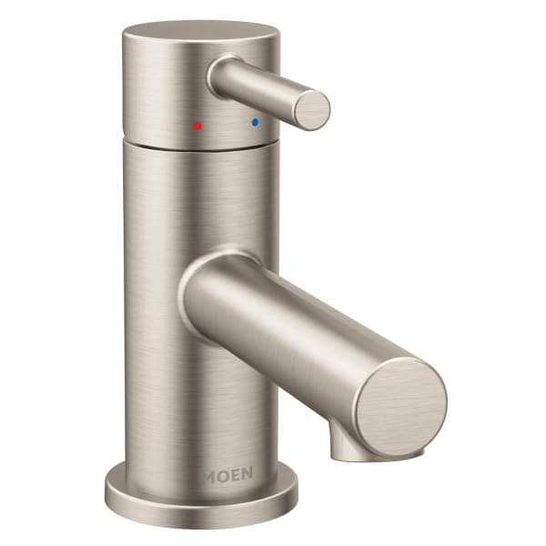6191BN Align Single Hole Single-Handle Low-Arc Bathroom Faucet in Brushed Nickel