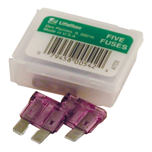 626-AT0003 Blade Fuse - 3 Amp - Purple, Pack of 5