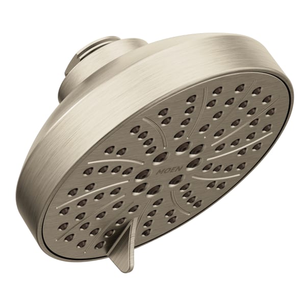 6512EPBN Genta 6-Spray 4.5" Fixed Eco-Performance Showerhead in Brushed Nickel