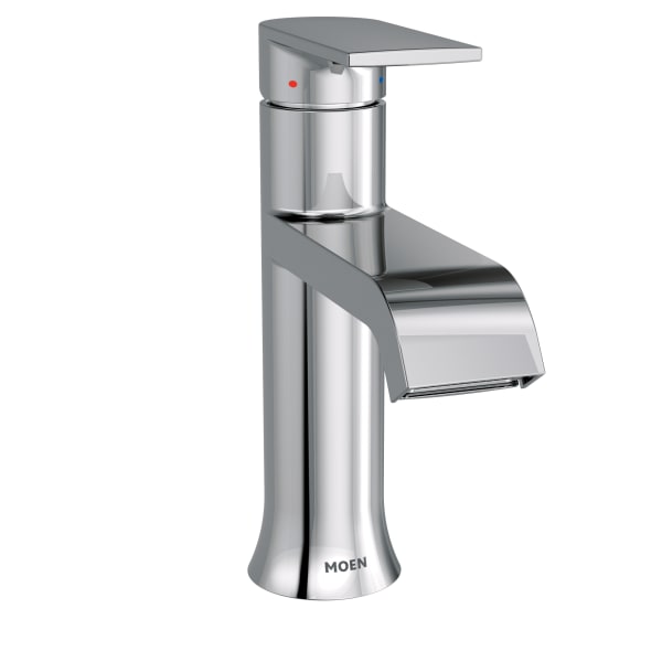 6702 Genta LX Single Hole Single-Handle Bathroom Faucet with Drain Assembly in Chrome