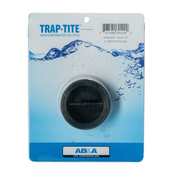 69420 Trap-Tite Floor Drain Trap Seal for 2-Inch Pipes