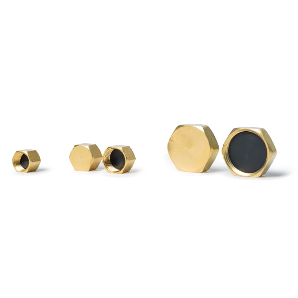 Brass 696-C3 3/4" Hose Cap with Gasket
