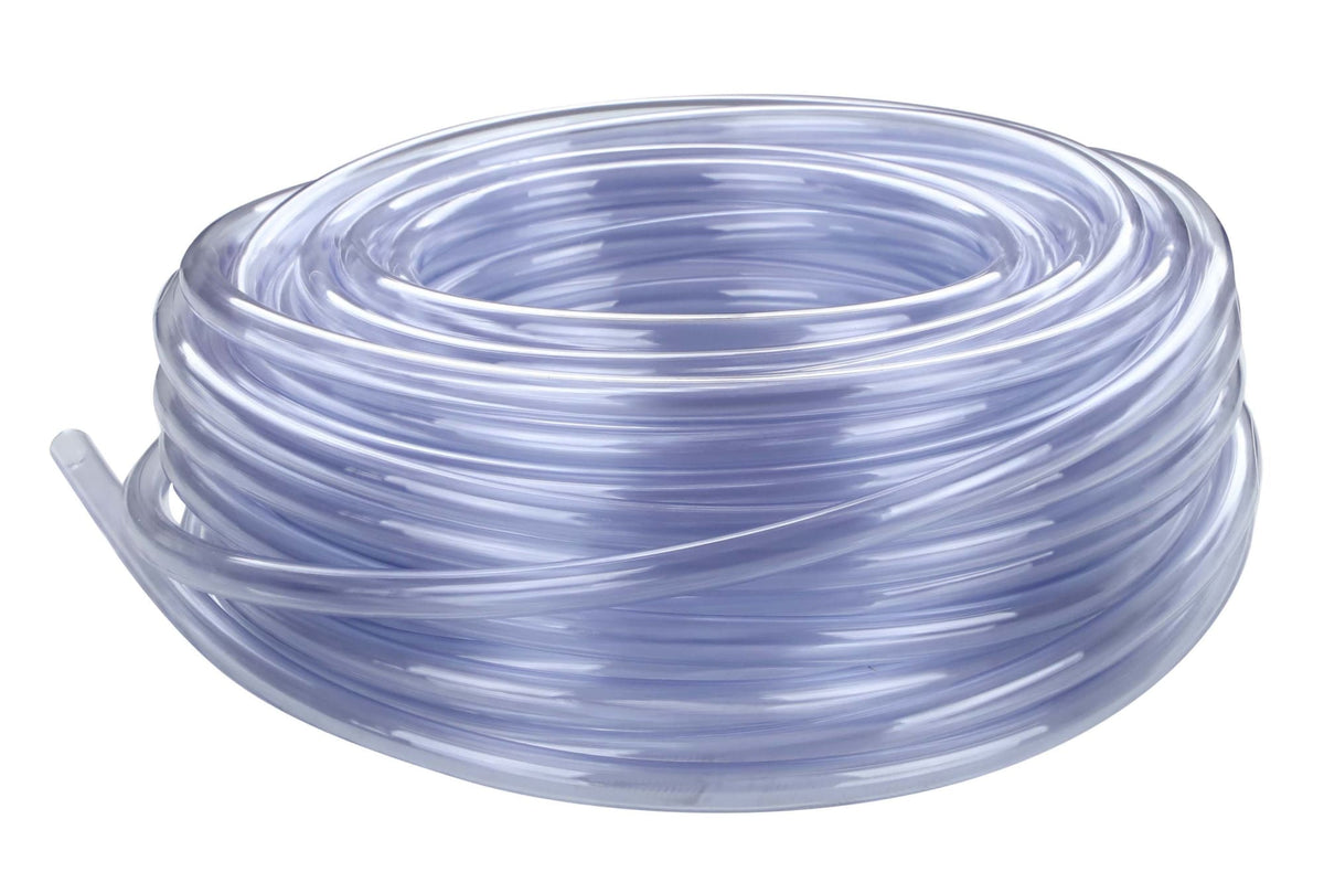 7-12 1/2 Inch Clear Vinyl Tubing (100 ft)