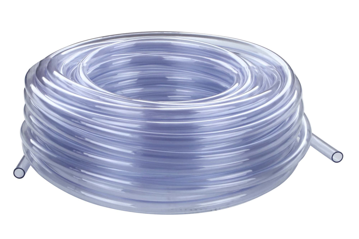 7-12 1/2 Inch Clear Vinyl Tubing (100 ft)