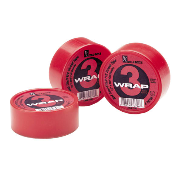 70796 PTFE TAPE, RED WATER, 1/2"X260"