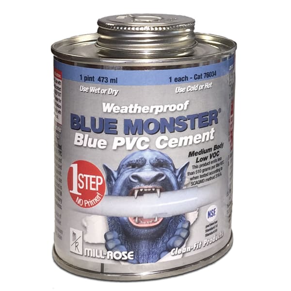 76034 16oz Blue Monster PVC Cement