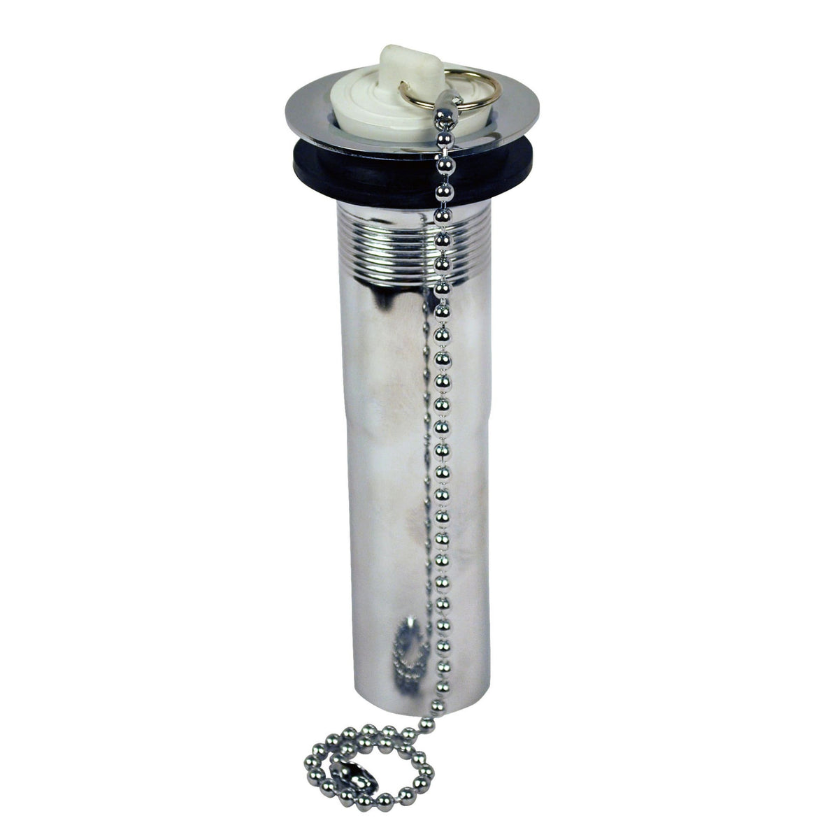 763K-1 1-1/4" x 5" Center Outlet Plug Ind. Boxed 2 Pc. Less Overflow - 20 Ga.