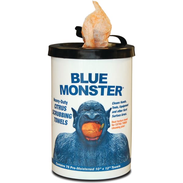 77095 75 Count, 10" x 12" Blue Monster Scrubbs