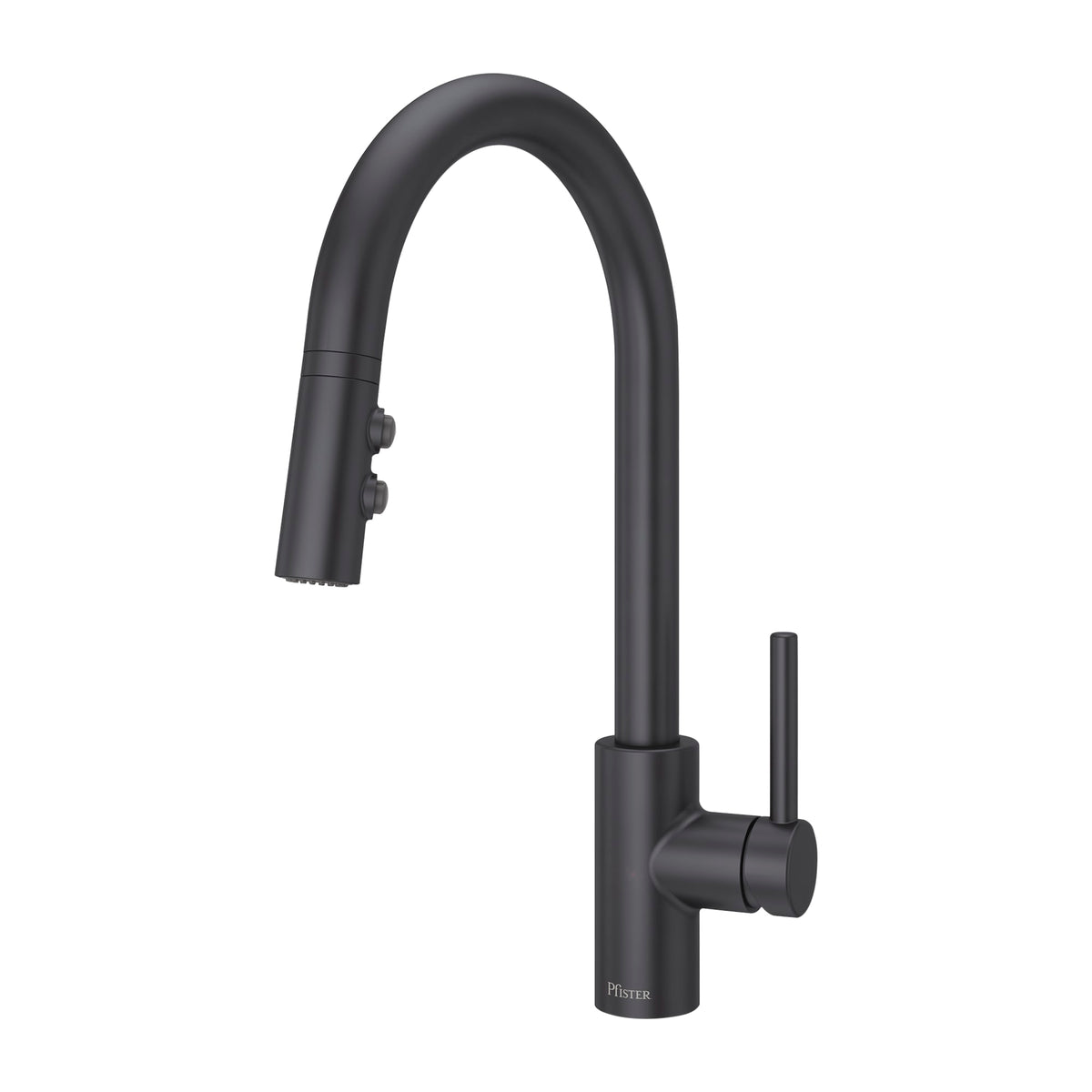 LG529SAB Stellen Single-Handle Pull-Down Kitchen Faucet in Matte Black