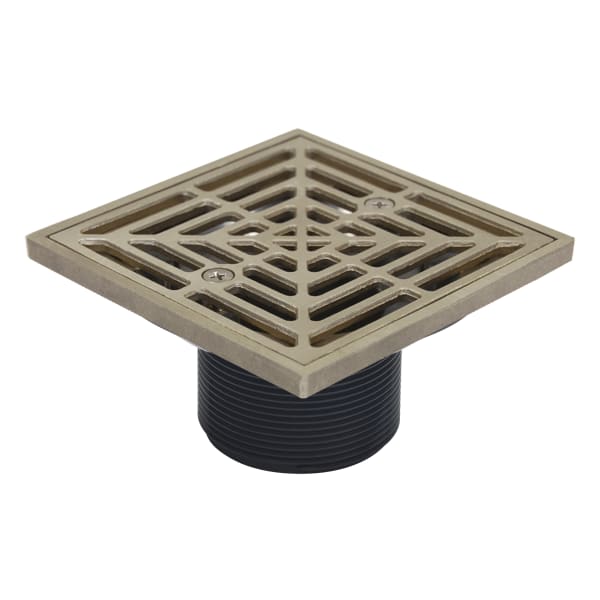 821-2LNQ 4-1/2" Nickel Bronze Square Grate