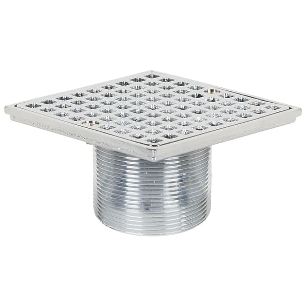 821-HQCP 4-1/8" Square Strainer Chrome