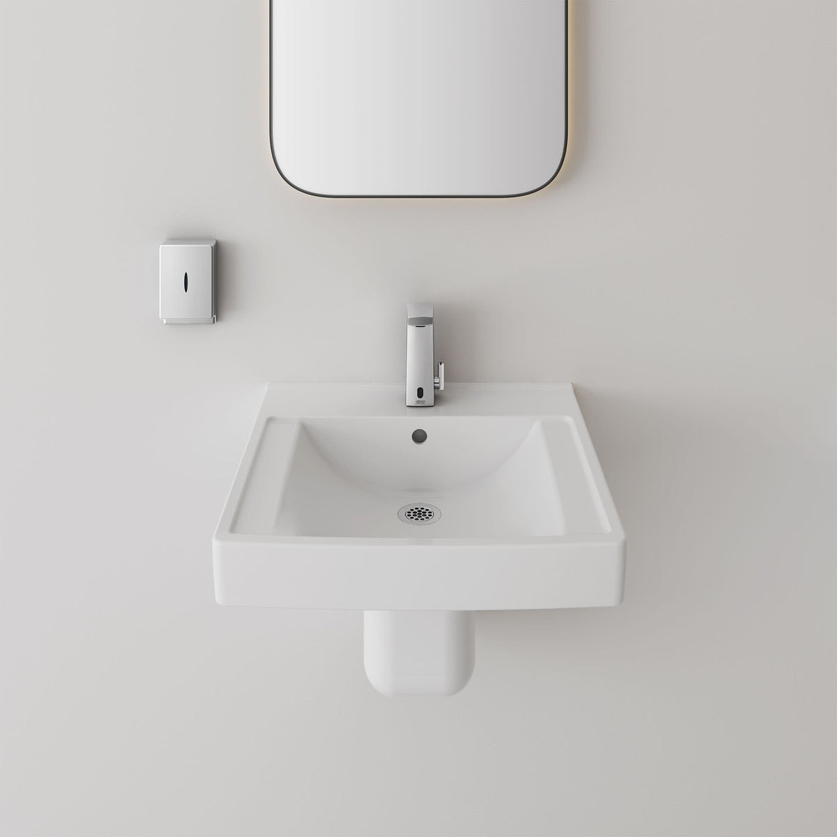 0059020EC.020 Vitreous China Shroud with EverClean® for Wall-Hung Sink White
