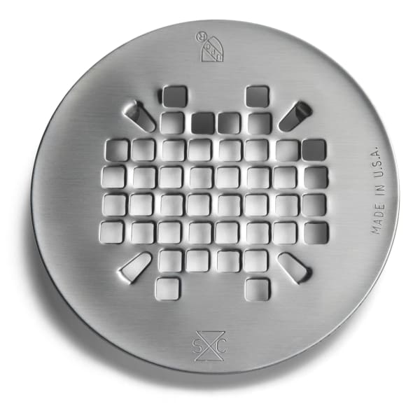 827-2SNPK2 Snap-In Shower Drain Strainer, 19 Gauge Nickel