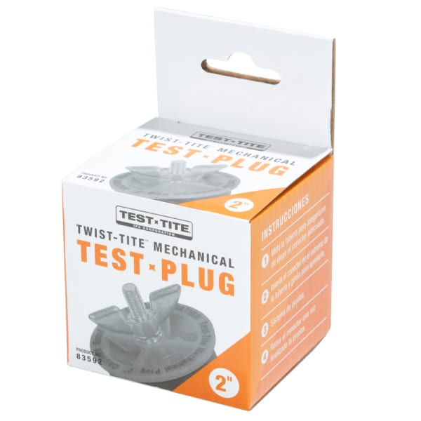 83592 Twist-Tite ABS Mechanical Test Plug, For 2-Inch NPS (End-Of-Pipe Use Only)