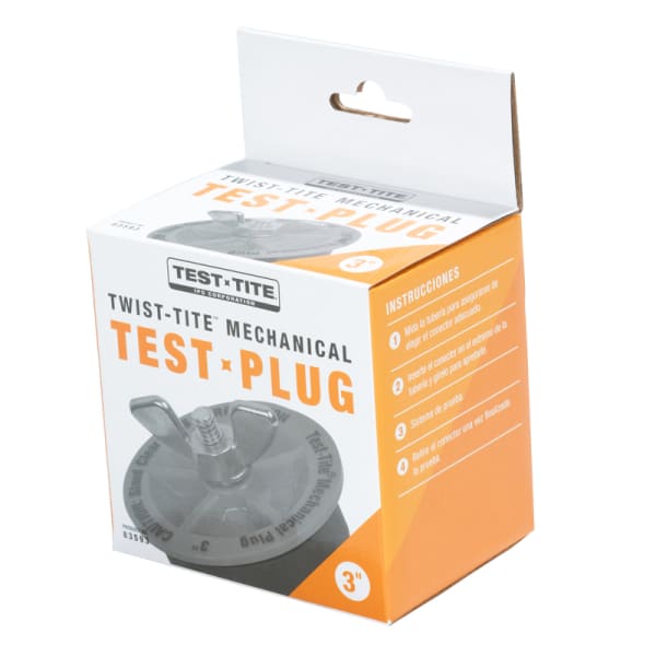 83593 Twist-Tite ABS Mechanical Test Plug, For 3-Inch NPS (End-Of-Pipe Use Only)