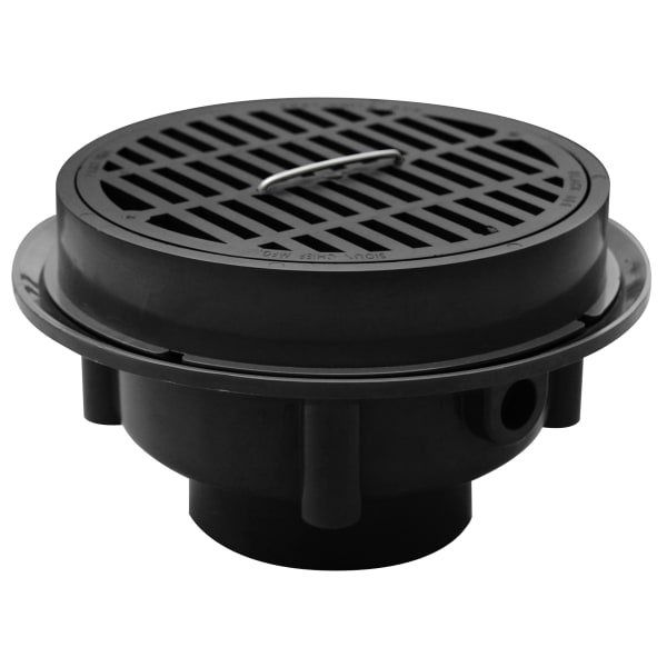 864-2A 2" Solvent Weld General Purpose Floor Drain - Gray ABS Finish
