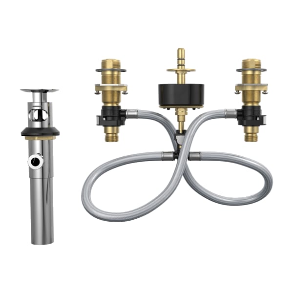 9000 M-Pact Widespread Bathroom Faucet Rough-In Valve with Drain Assembly - 1/2 in. Connection