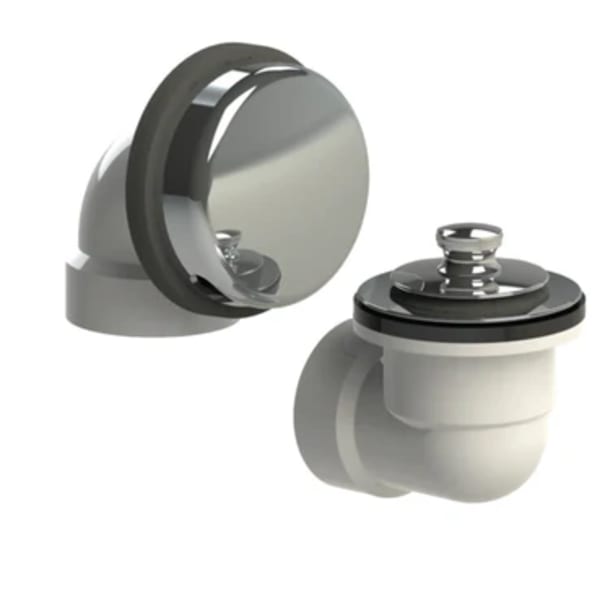 901-LT-ABS-CP 1-1/2" ABS Lift Turn Bath Waste and Overflow Test Half Kit Chrome