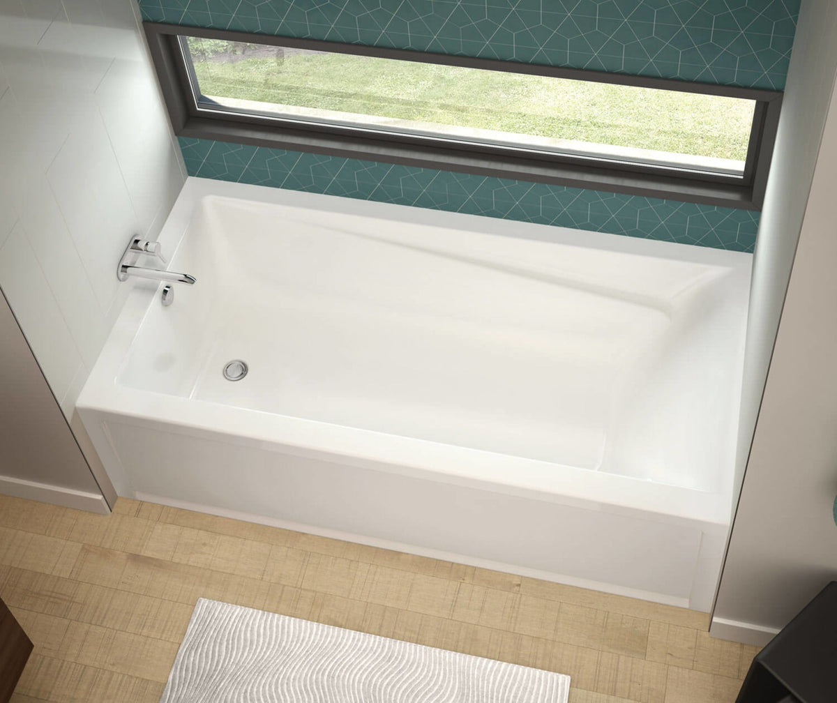 106184-000-001-103 Exhibit 7236 IFS AFR Acrylic Alcove Right-Hand Drain Bathtub in White