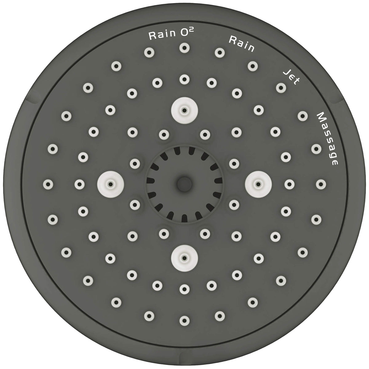 26044EN1 100 Shower Head, 4" - 4 Sprays, 1.75 gpm in BRUSHED NICKEL