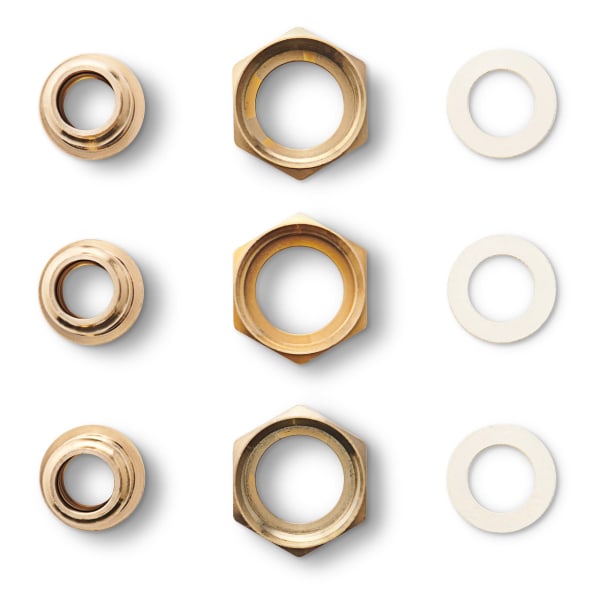 AM1-TAIL102-3UP-LF 1 in Low Lead AM1 Valve Tail Piece (3 Unions and Press Fittings)